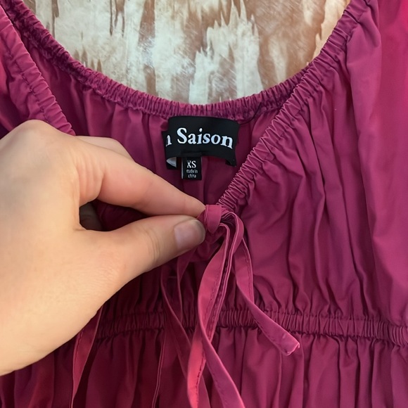 En Saison Celia Midi Dress, Magenta - XS - Picture 4 of 6